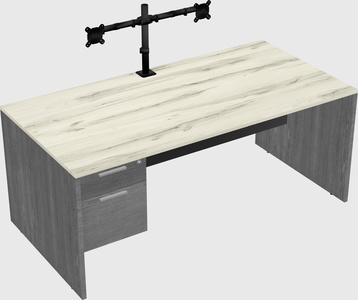 Rectangular desk