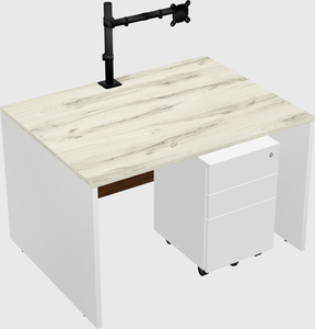 Rectangular desk