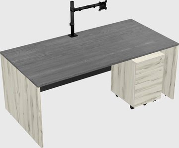 Rectangular desk