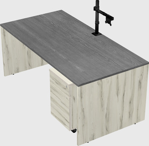 Rectangular desk
