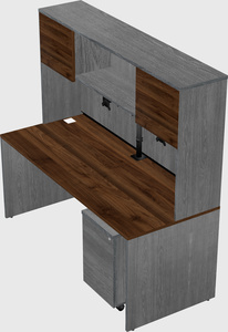 Rectangular desk