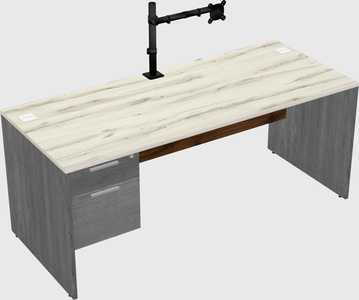 Rectangular desk