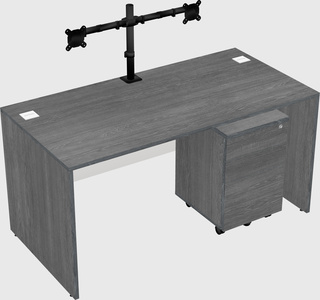 Rectangular desk