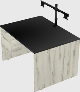 Rectangular desk