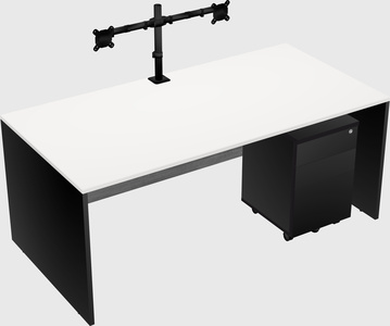 Rectangular desk