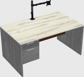 Rectangular desk