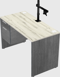 Rectangular desk