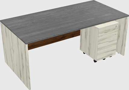 Rectangular desk