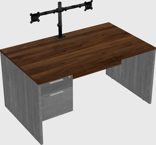 Rectangular desk