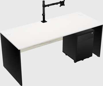 Rectangular desk