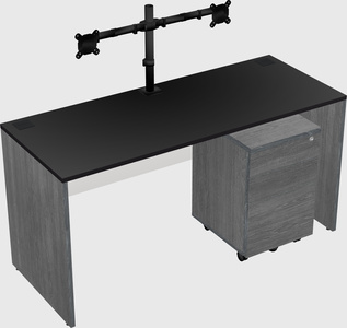 Rectangular desk