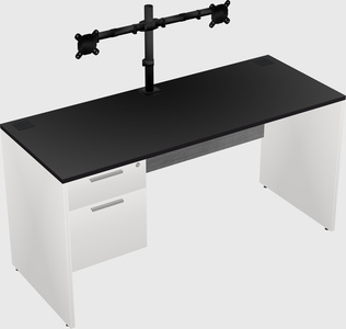 Rectangular desk