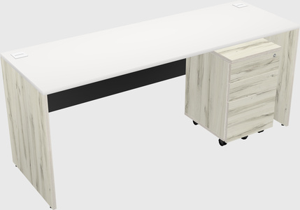 Rectangular desk