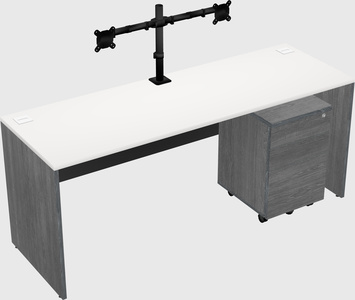 Rectangular desk