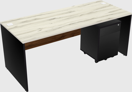 Rectangular desk