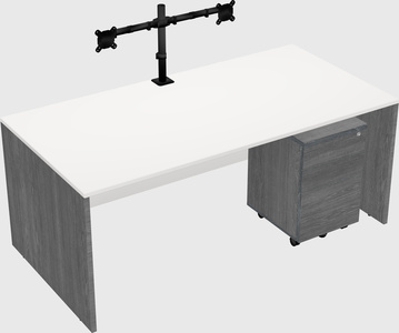 Rectangular desk