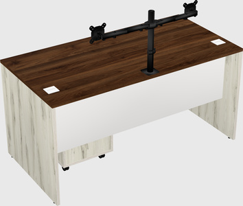 Rectangular desk