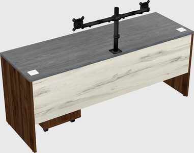 Rectangular desk