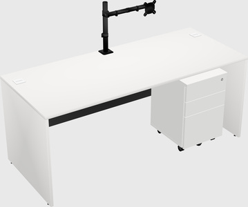 Rectangular desk