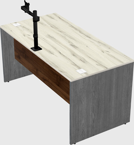 Rectangular desk