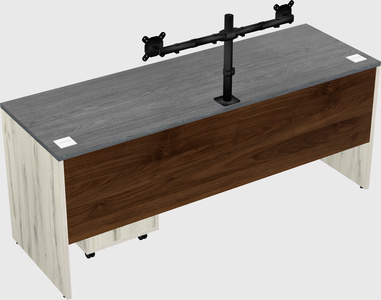 Rectangular desk