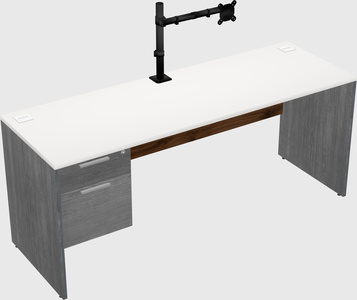 Rectangular desk