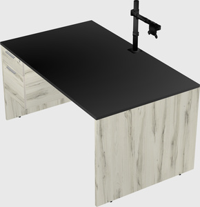Rectangular desk