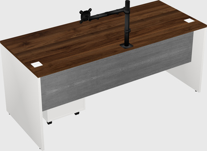 Rectangular desk