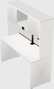 Rectangular desk