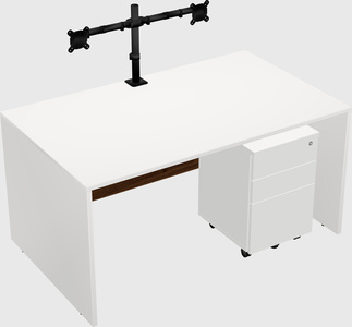 Rectangular desk