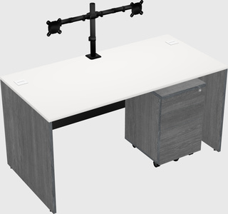 Rectangular desk