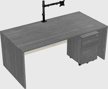 Rectangular desk