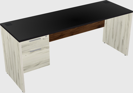 Rectangular desk
