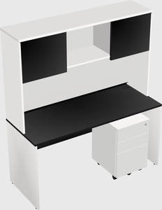 Rectangular desk