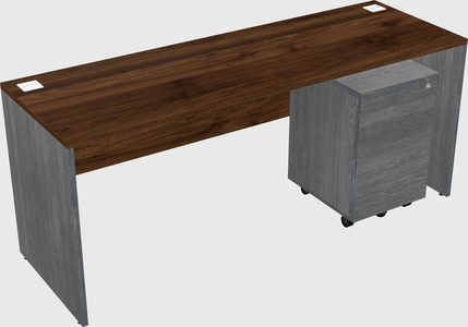 Rectangular desk