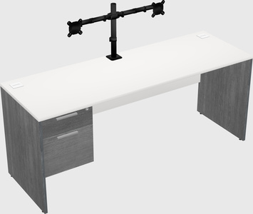 Rectangular desk