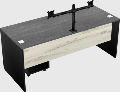 Rectangular desk