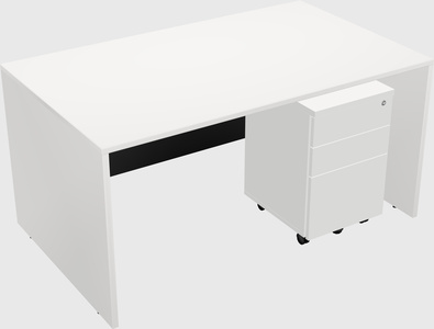 Rectangular desk