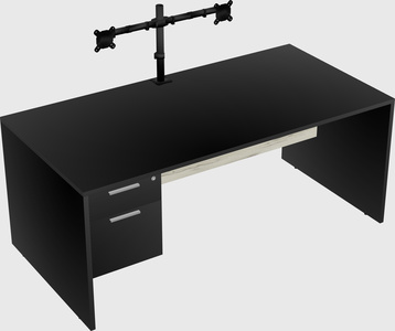 Rectangular desk