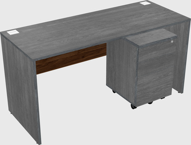 Rectangular desk