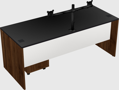 Rectangular desk
