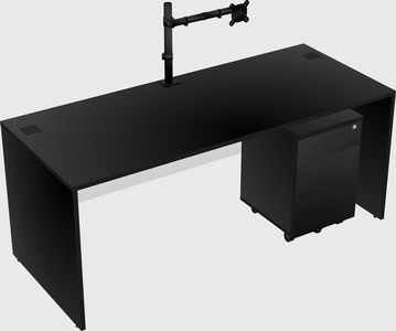 Rectangular desk