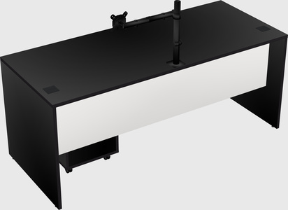 Rectangular desk