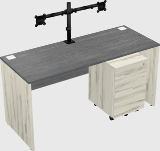 Rectangular desk