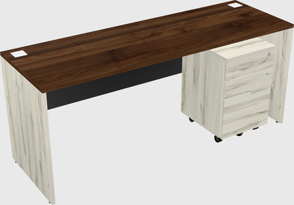 Rectangular desk
