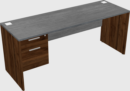 Rectangular desk