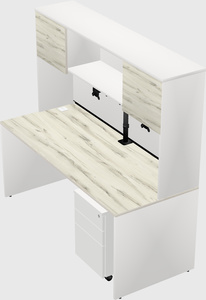 Rectangular desk