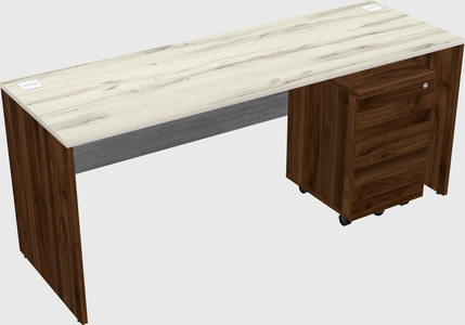 Rectangular desk