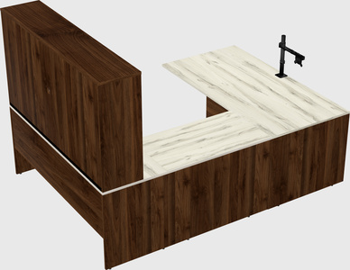 Executive u-shape desk