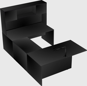 Executive u-shape desk